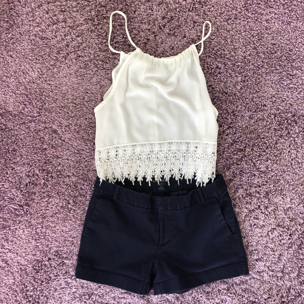 Navy blue Banana Republic shorts